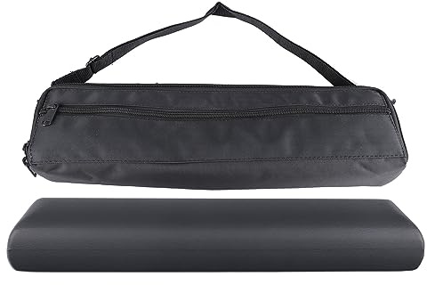 AOWINHIT 16 Hål Läder Flöjtväska Set Bärbar Flöjtfodral Förvaringshållare Musikinstrument, Flöjt Förvaringsfodral Flöjt Förvaringslåda