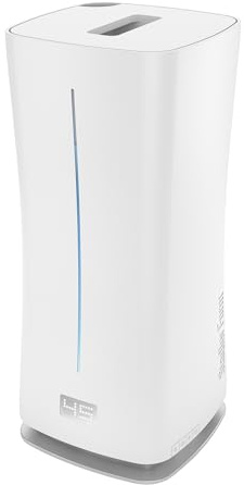 Stadler Form Luftbefeuchter Eva little, platzsparender Ultraschall-Vernebler, für Räume bis 50 m2, mit Hygrostat, Auto-Modus und Nacht-Modus, weiss