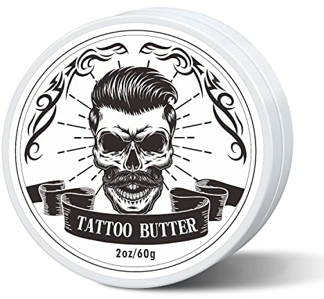 FUNAN Crème de soin au beurre de tatouage, baume de soin pour tatouage, avant, pendant, après le processus de tatouage, sûr, crème de soin naturelle pour tatouage - 56,7 g