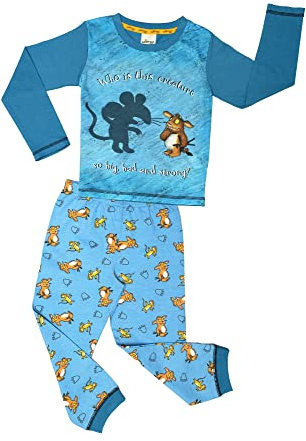 The Gruffalo Boys/Girls Pyjamas Blue, Who Is This Creature?, Age 3-4 Years