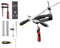 Knife Sharpener Kit,maxant PRO Professional Knife Sharpeners Quick-Clamp Knife Sharpeners with Knife Sharpening Stones Kitchen Chef Knife Sharpening System Kit for Fine Grinding Polishing Tool (A)