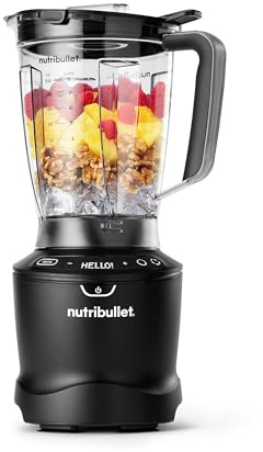 nutribullet SmartSense 5-speed, full-size blender, 1400 Watt- Matte Black