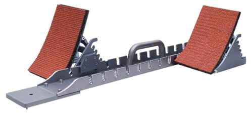 rockible Adjustable Starting Block Bloc de Départ pour Sprint Semelles Antiglisse Plaque Complète d'Appui Châssis Aluminium Longévité Réglages Multiples pour, 90B