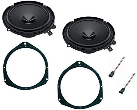 Hertz DV 160 Coppia Woofer 160 W 80 W rms+ Supporti Casse Altoparlanti Per FIAT 199 Punto Evo Grande Punto Predisposizione Anteriore 160 mm 16 cm Accessori Montaggio