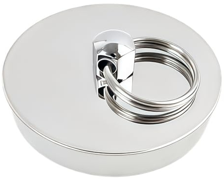 Tapón para Bañera, Tapón Universal para Bañera Y Lavabo, De Acero Inoxidable Y Silicona, Ajustable para Orificios De Drenaje De 42-46 Mm, Duradero Y De Fácil Uso, Ideal para Hogar Y Cocina