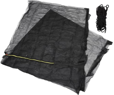 Alipis Rete di Protezione per Trampolino 10 Piedi 6 Pali Rete Anticaduta Alta e Resistente per Letto Saltellante Recinzione di Sicurezza per Facile da Montare Protezione per