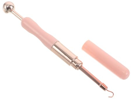 HEMOTON Strumento di Assistenza per Chiusura Braccialetti e Gioielli Portatile Rosa, Supporto per Fissaggio Bracciali da Donna Doppia Estremità, Aiuto per Indossare Orologi, Collane