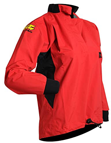 Nookie NKE Center Junior Kayak Coat Jacket - Rosso - Traspirante Impermeabile Antispruzzo - Unisex - Junior Size - Youth