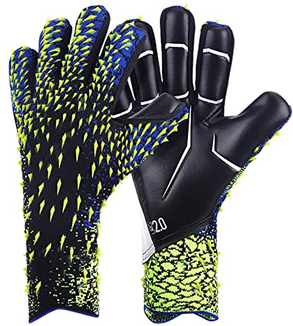 Firulab Gardien But pour Enfants et Adultes, Les Gants Gardien But Professionnels avec Forte adhérence et Excellente Protection, des Gants Gardien But Non Glissant Tailles 6 7 8 9 10
