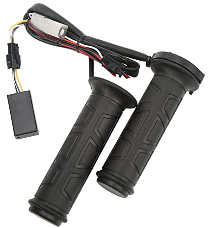 Empuñaduras Calefactables para Motocicleta,Manillar Eléctrico con Calor Caliente y Temperatura Ajustable para ATV,22mm