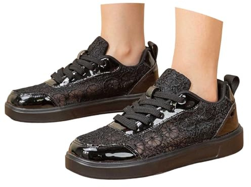 Scarpe tradizionali Dirndl, scarpe da ginnastica per costume tradizionale bavarese, scarpe da ginnastica bianche, eleganti scarpe da donna in pizzo, scarpe Dirndl, in rete, leggere, comode, estive