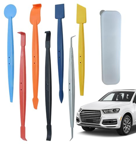Wuvfojca Attrezzo per finestre 'Auto, Pellicola Magnetica, Montaggio di pellicole per finestre, con spatola, per Professionisti, Principianti, Donne, Uomini, autisti, Auto, Cortile, Garage