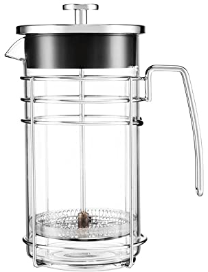 Dajar Ambition Cafetière à Piston 0,35 l avec Insert en Verre et Filtre à Mailles Fines 0,35 l