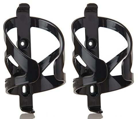 Bike Water Bottle Holder 2-Pack – Easy-Install Cage Fits Most Bicycle Water Bottles – Lightweight & Durable – Made in USA