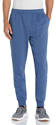 Amazon Essentials Pantaloni Sportivi in Pile, vestibilità Comoda Uomo, Blu Puntinato, L