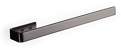 Handtuchhalter HH39 Edelstahl Korpusmontage - Handtuchstange für Badmöbel - Farbe wählbar, Farbe:Gunmetal