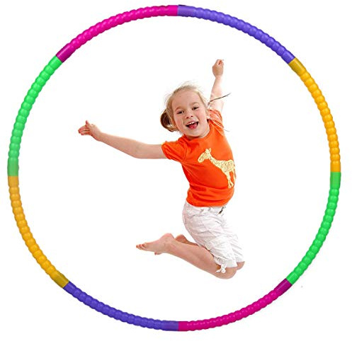 Hula Hoop Niña, Aro de Ejercicio Físico Ajustable Desmontable para Gimnasia, Baile, Juegos, Adelgazar para Niños y Niñas (60cm)