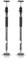 STAHLWERK Montagestütze | Baustütze MH-115 ST 2er Set 66-115 cm, 40 kg Tragkraft, robuster Türspanner | Teleskopstütze | Spannstütze