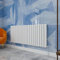 Central Heating Radiator,600x1428mm White Horizontal Flat Double Panel Column Energy-efficient for Morden Multi-Scene