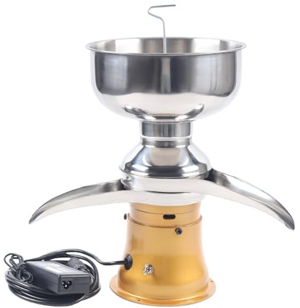 30 W elektromjölkseparator, 5 liter mjölkseparator, liten mjölkcentrifug med en effekt på 50 l/h, lämplig för bearbetning av helmjölk och grädde.