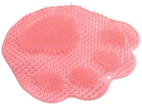 VALICLUD Slip Mat for Shower Floor Nonskid Foot Scrubber Mat Suction Cups for Bathroom Cleaning