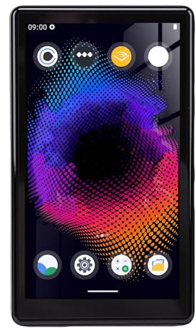 Gugxiom 192 GB MP3-spelare med Bluetooth och WiFi, Bärbar HiFi-förlustfri MP3- och MP4-spelare för Barn med 5 Pekskärm, Musikspelare med Högtalare MP4 MP5 för Barn (Svart)