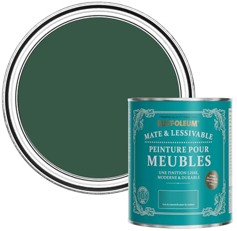 Rust-Oleum Green Furniture & Skirting Board Paint in Matt Finish The Pinewoods 750ML