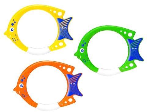 KIXZSAZ Juego de Anillos de Buceo para Piscina, Anillo natación para niños, emocionantes Juguetes Entrenamiento Submarino para diversión y Juegos acuáticos Verano, Juguetes Piscina para