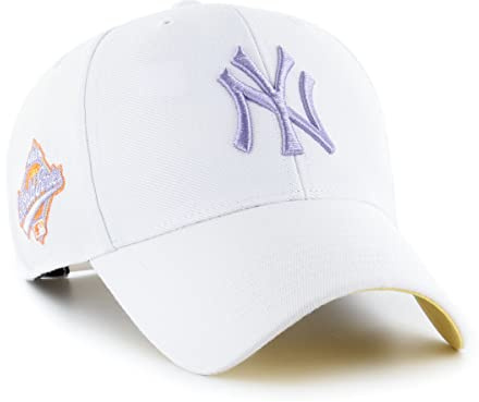 '47 New York Yankees White MLB World Series Sure Shot Most Value P. Snapback Cap - One-Size