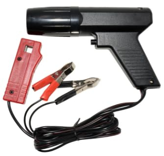 SH-RuiDu Digital Zündung Timing Light, 12V Kfz-Zündung Benzinmotor Timing Gun Anti Impact Engine Zünd Coil Tester Tragbares Timing Check Tool für Autos Motorräder Marines