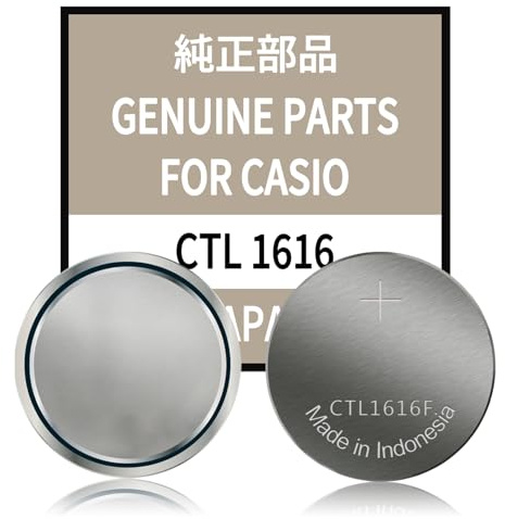 Fwioaor CTL1616F Battery,Replacement for Panasonic CTL1616 Battery Cell #10065657#10291127#10382262#10175828#94806704 for Casio Solar Powered Watches