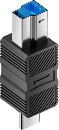 Zktfyshk Adaptateur d'imprimante USB 3.0 carré port USB B mâle vers connecteur USB/type C convertisseur d'extension pour disque dur ordinateur