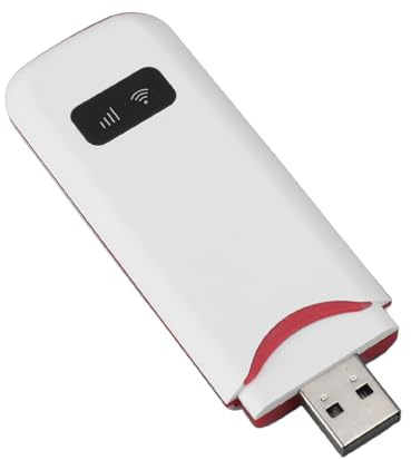 FAUOSWUK Módem USB 4G LTE de 150Mbps Enrutador de Punto de Acceso WiFi Portátil, Dongle de Internet Móvil de Alta Velocidad Admite hasta 10 Dispositivos Inalámbricos para Compartir Internet