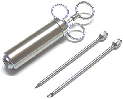 Eigenmarke Pökelspritze - Marinadespritze - Lakespritze - Bratenspritze - Barbecue-Spritze aus Edelstahl