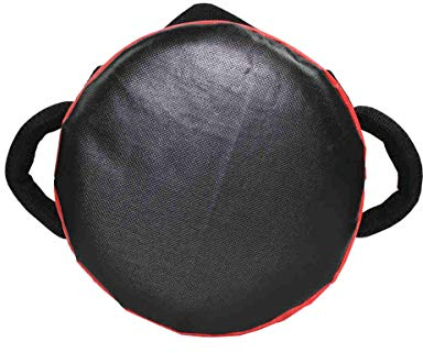 S.B.J - Sportland Handpratze rund mit Mehreren Griffen, rot-schwarz, 25 x 10 cm