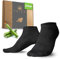 PAIXX Premium Bambus Sneaker Socken 8 Paar, 43-46 & 39-42, Herren & Damen - Atmungsaktive, Antibakterielle Knöchelsocken gegen Schweißfüße - Fusselfreie Anti Geruch Bambussocken