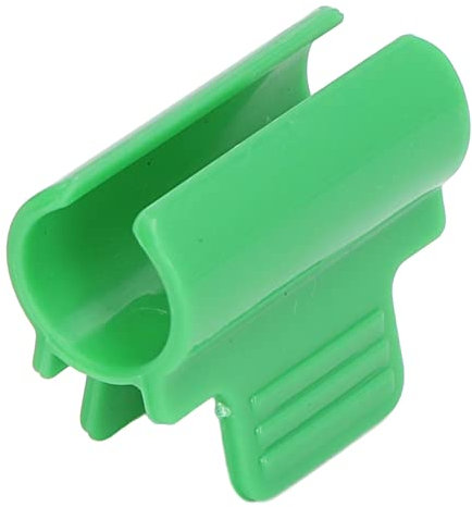TOPINCN Plastic Greenhouse Clamps, 24pcs Single Head Row Cover Netting Tunnel Hoop Clips, Garden Frame Shed Film Shading Net Rod Clips (19mm)