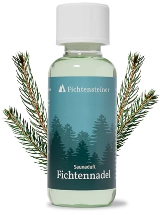 Fichtensteiner Saunaaufguss Fichtennadel, 100ml, Sauna Aufgussmittel, sehr ergiebig, für bis zu 100 Aufgüsse, Sauna Zubehör