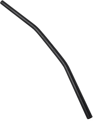 Guidon Moto 22mm, Traction Élégante, Design Épuré, Guidon Moto Retro, Bend Rétro et finition Noir Argent, pour usage quotidien, Vélo City, Voyage court et loisirs