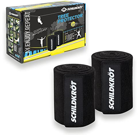 Schildkröt® tree protection set for slackline, jungle line, zipline, complete set for 2 trees, XXL version, with Velcro for easy assembly