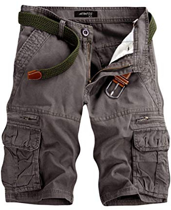 Hombre Pantalones Cargo Cortos Algodón con Bolsillos Laterales De Carga Endurance Calzoncillos Ejército De Verano Deportiva Boca De Pantalón Ajustable Pantalones Tácticos para Hombre