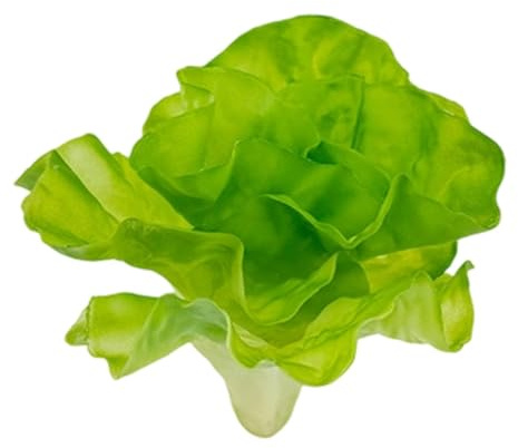 Generic 12 Pièces Légumes Artificiels Faux Légumes Modèles de Légumes Réalistes avec Une Texture Détaillée Appropriés pour La Décoration de Cuisine et, Petite Laitue