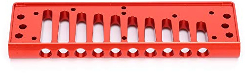 Alomejor Harmonica Cam för SP20 Mouth Munneica - Aluminiumlegering 10 -Hål Blues Musikinstrument Reservdelar
