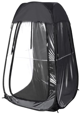 Weather Pod 1 Person, Clear Tent Portable & Foldable for Watching Outdoor Sports Events, Camping, Fishing (Weather Pod)
