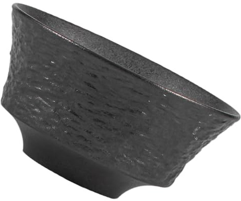 JOINPAYA Ciotola da Barba in Ceramica Naturale 4,5 Piccola e Portatile per Rasatura Sapone, Base Stabile Antiribaltamento, Accessorio da Barba per Uomo e Barbiere, per Viaggio e Cura