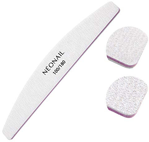 neonail 50 X Set da Lime per unghie professionale Studio feilen Grigio trapezio Nails 100/180 Nail File