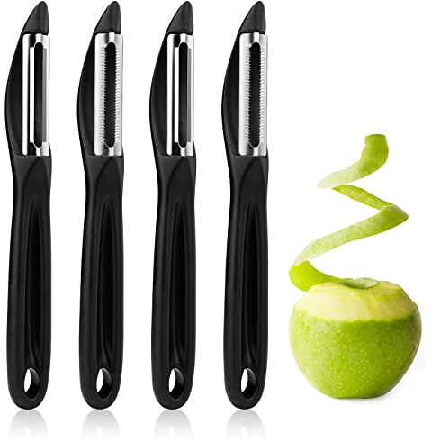 Potato Peeler Kitchen Vegetable Peeler Fruits Apple Carrot Straight Peelers Swivel Vegetable Peelers 4 PCS