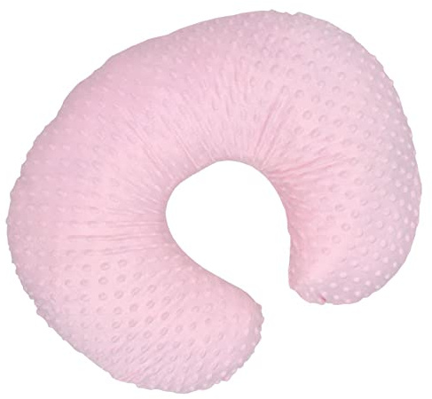 Zerodis Fodera per Cuscino per Allattamento per Bambini, Fodera per Cuscino per Allattamento Staccabile Ultra Morbida, Confortevole, Facile da Pulire per la Casa (Rosa)