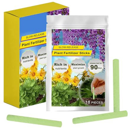 Fertilizzante Per Piante - Concime Naturale a Lenta Cessione | Naturale 18 Pezzi Nutrienti A Rilascio Lento Per Frutta Fiori Piante Da Appartamento Ortaggi Alberi Sempreverdi Giardino
