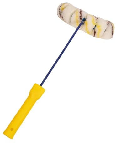 Gralara Rullo per Verniciare Tubi Rullo per Ringhiere Pennello per Tubi per Spazi Stretti con Setole Ad Alta Densità per Pittura Uniforme Adatto per Struttur, 6 ruote